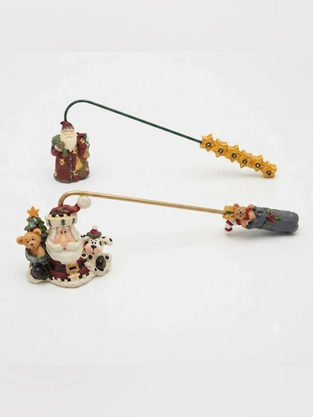 Vintage Santa Candle Snuffers, Set of 2 — Boston Warehouse Style
